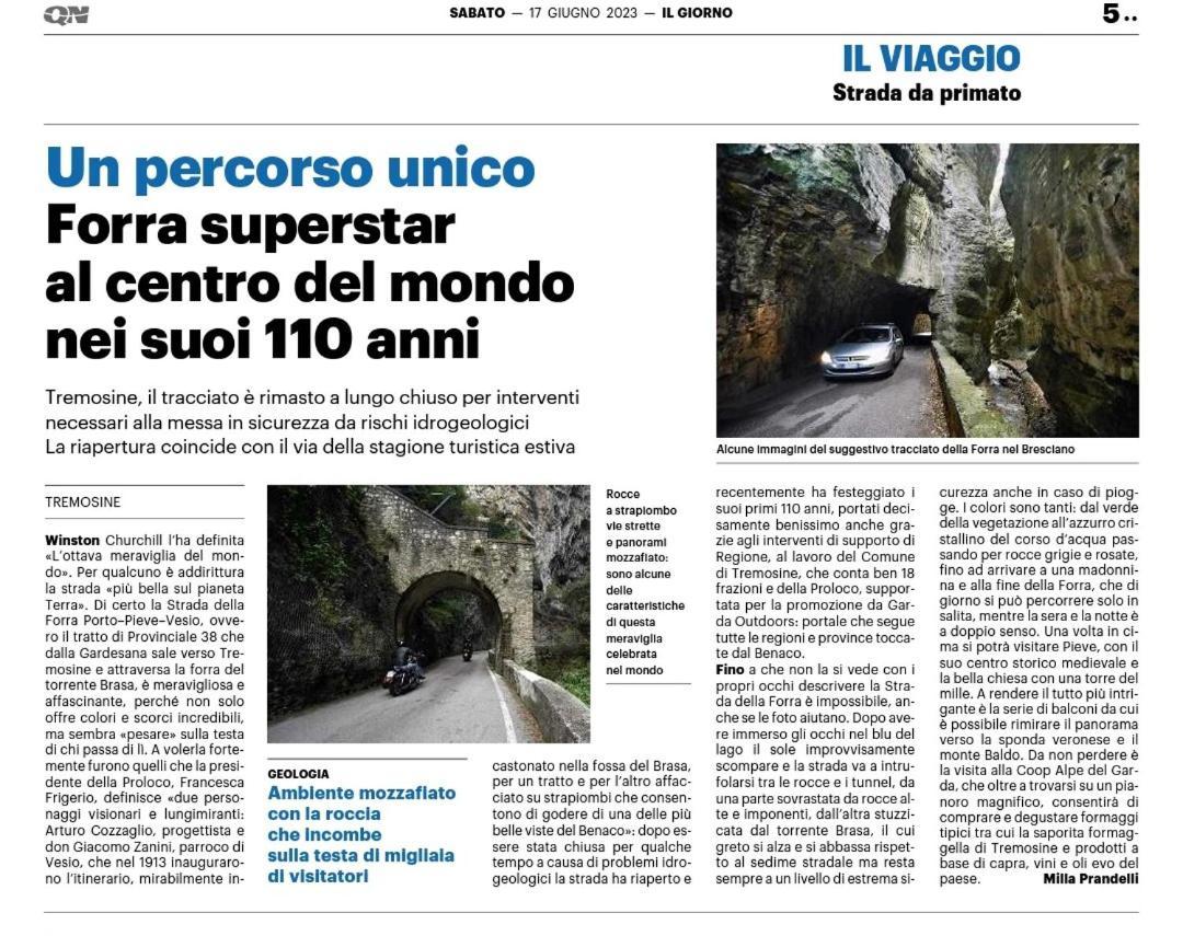 Apartmán Casa Nel Borgo - Il Gufo Tremosine Exteriér fotografie